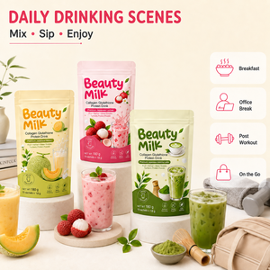 Leche en Polvo de Belleza de Marca Privada con Certificación GMP, Colágeno Hidrolizado en Polvo de Múltiples Sabores, Suplemento para el Cuidado de la Piel que Ilumina la Piel - Product Image 6