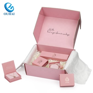 Shipping Boxes Packaging Cosmetic Cardboard Boxing Custom Logo Corrugated Paper Carton Mail Box for Clothes