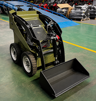 Mini-chargeuse compacte sur chenilles hydraulique avec système à haut débit pour la construction et l'agriculture