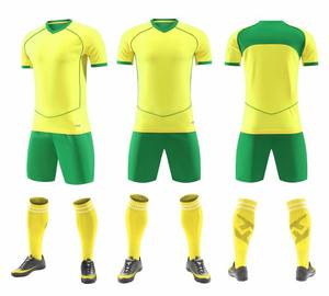 Jersey Sepak Bola Unisex Custom OEM-100% Poliester Lengan Pendek Bernapas & Cepat Kering Ramah Lingkungan untuk Musim Panas - Product Image 3