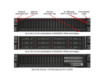 Performa Luar Biasa Server Thinksystem SR665 2U GPU dengan Prosesor AMD EPYC Seri 7002/7003 Lenovo Rak Bekas