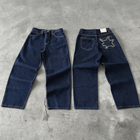 Pantalon en jean ample pour homme, coupe droite, jambe large, vintage, en denim brut japonais selvedge, fabriqué sur mesure
