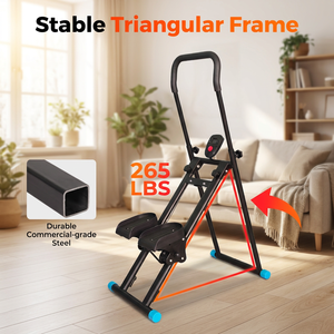 Máquina de Escaleras Verticales para Interiores con Marco de Acero y Pantalla LCD, 3 Niveles de Altura Ajustable - Product Image 2
