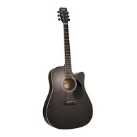 41 Inch Acoustic Guitar 6 String Black Nickel Steel Okoume Body Matte Finish Beginner Instrument OEM Factory Supply