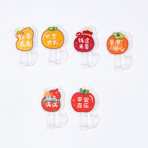 ตะขอแขวนผนังแบบใสลายการ์ตูนน่ารัก ปรับแต่งได้ตามต้องการ ขายส่ง สำหรับห้องครัวและห้องน้ำ - Product Image 6