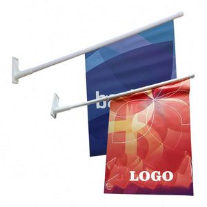Cheap 100% <b>Vinyl</b> Single or Double Sided Digitally Printed Mind Your Head Sign <b>Wall</b> Mounted Flag - Product Image 1