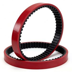 Computer Wire Stripping Machine Timing <b>Belt</b> <b>Red</b> Glue Wear-resistant HTD 318-3M-30 Automatic Wire Cutting Machine Rubber - Product Image 1