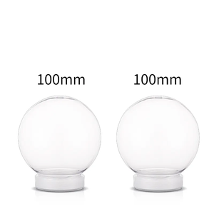 Kit de globo de nieve DIY de plástico transparente con tapa de rosca globo de nieve vacío para niños - Product Image 6