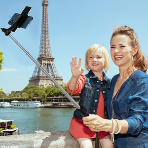 130CM Portable Voyage De Poche Extensible Cellulaire Téléphone Mobile Trépied <span class=keywords><strong>Selfie</strong></span> Bâton Titulaire Stand <span class=keywords><strong>Bluetooth</strong></span> avec Lampe Double Lumière - Product Image 4