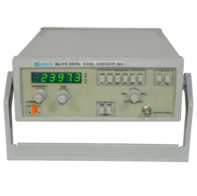 TAG-101D Digital Adjustable Square Wave Sine Wave 0.1Hz-2MHz Frequency Signal Generator