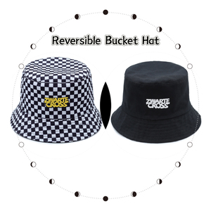 Custom Cotton Reversible Checkered <strong>Golf</strong> Woman Checked Double Wear <strong>Bucket</strong> Sun <strong>Hats</strong> for Men - Product Image 3