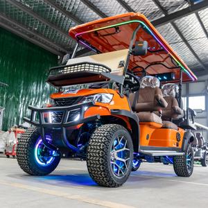 Carrito de <span class=keywords><strong>Golf</strong></span> Eléctrico Todoterreno de 6 Plazas con Certificación CE DOT, Batería de Litio, 5000W, 4+2, Velocidad de 30-50km/h, Precios de Fábrica - Product Image 5