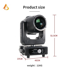 Luz de Cabeza Móvil Mini DMX con Atenuación Lineal, Iluminación de Escenario, Luz de Cabeza Móvil 7r 230w - Product Image 4