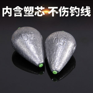 Plomada de pesca Aohu con núcleo hueco, 40g 50g, plana en forma de corazón, accesorio de pesca duradero y funcional - Product Image 5