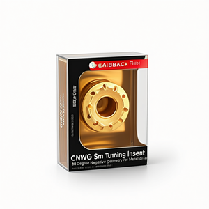 เม็ดมีดกลึง CNMG Sm แบบมุมลบ 80 องศา สำหรับการตัดโลหะ - Product Image 2