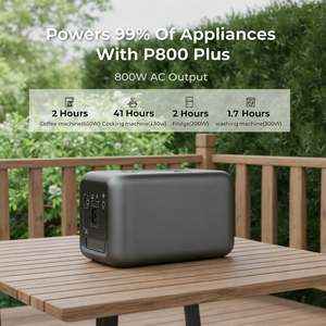 [Overseas Warehouse] Silent 800W UPS Powerstation LiFePO4 Battery 512Wh Powerbank Portable Power Station <b>Solar</b> Generator - Product Image 4