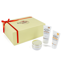 Couronne gagner mystère beauté cosmétique peau maquillage pr boîte carton pliant boîtes d'emballage avec ruban cajas de carton boîtes en papier