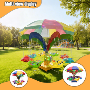 Chaise Balançoire Électrique pour Enfants à Prix Abordable, Manège Volant, Grand Équipement de Divertissement Extérieur pour Parc d'Attractions - Product Image 3