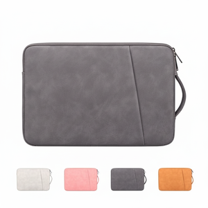 15 Inch Carrier Cross Border Leather <b>Laptop</b> Case Solid Color Protective <b>Cover</b> <b>for</b> Tablets and <b>Laptops</b> 12345.6 Inch App - Product Image 1