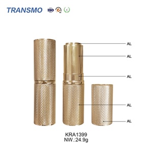 Recyclable Aluminum Luxury Lipstick Packaging Custom logo Lipstick <b>Container</b> Metal Gold Lipstick Tube - Product Image 4