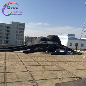 Özelleştirilmiş dev 10m geniş cadılar bayramı bahçe dekorasyonu şişme örümcek - Product Image 6