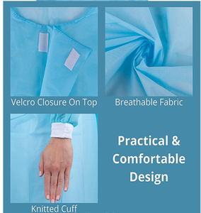 Yihe Disposable Surgical Gown <strong>Non</strong>-sterile Long Sleeve SMS <strong>Non</strong>-<strong>woven</strong> <strong>Fabric</strong> Products - Product Image 4