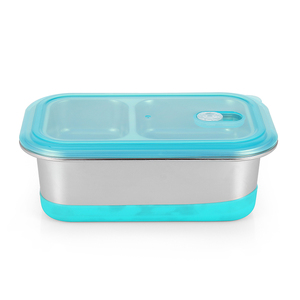 Eco Freundliche 304 Edelstahl Lunch <span class=keywords><strong>Box</strong></span> <span class=keywords><strong>2</strong></span> Schicht <span class=keywords><strong>2</strong></span> Fach Luncn Bento <span class=keywords><strong>Box</strong></span> Für Kinder - Product Image 3
