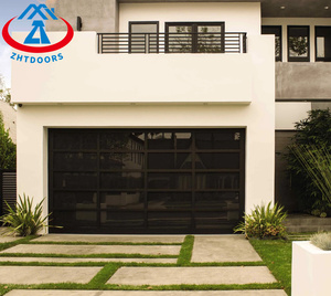 ZHTDOORS Estructura robusta y práctica Espejo Avance Puertas de garaje de vidrio para hogares 8x8 - Product Image 2