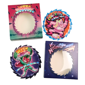 Tùy Chỉnh 3.5G 7G 28G Mylar Túi Hộp Combo Với Cửa Sổ Kẹo Cookie Mùi Bằng Chứng Chết Cắt Kỳ Lạ Mylar Túi Với Hộp Set Với Đồ Chơi - Product Image 2