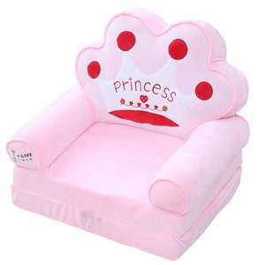 Canapé pliable pour enfants, motif ours de dessin animé, avec rembourrage en coton PP, pour la maternelle et les parcs - Product Image 1