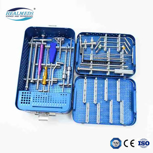 Sistema de operação para cirurgia ortopédica, sistema de trauma ósseo, conjunto de placas de travamento <span class=keywords><strong>DHS</strong></span> <span class=keywords><strong>DCS</strong></span>, instrumentos cirúrgicos inativos - Product Image 1