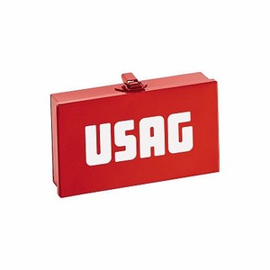 Caja de Herramientas Usag 612 S Metálica Pintada con Cierre de Pestillo Rectangular 203x120x48 mm - Product Image 1