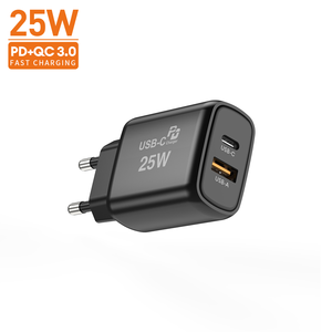 Portatile 25W Smart Dual USB Charger Mini UK USB Charger veloce PD funzione IOS compatibile iphone 4 Samsung <span class=keywords><strong>Galaxy</strong></span> Korea Oppo <span class=keywords><strong>A9</strong></span> EU - Product Image 6