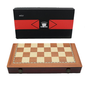 Nouvel ensemble d'échecs chinois magnétique en bois avec deux côtés pliables, jeu de puzzle portable, directement du fabricant transfrontalier - Product Image 5