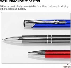 Bolígrafos con Logotipo Personalizado, Múltiples Colores, Escritura Suave de 1.0 mm, Tinta Negra, Bolígrafo de Regalo con Logotipo Personalizado - Product Image 3