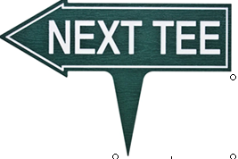 Señalización Personalizada para Campos <span class=keywords><strong>de</strong></span> Golf con Estacas, Señales <span class=keywords><strong>de</strong></span> Dirección para Carritos <span class=keywords><strong>de</strong></span> Madera y Plástico Resistentes a la Intemperie - Product Image 6
