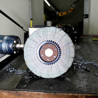 Disque abrasif en jute pour polisseuse automatique, 7"-17", pour le polissage de l'acier inoxydable, dureté moyenne, OEM