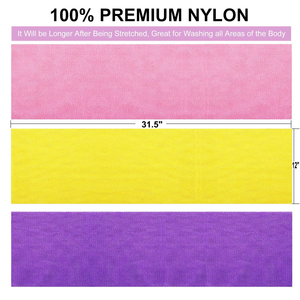 Long Strip African <b>Bath</b> Net Nylon Body Back <b>Scrubber</b> Flexible Exfoliating Shower Washcloth - Product Image 4