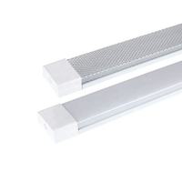 Vente flash : tube lumineux LED plat en fer de 120 cm (1200 mm, 1,2 m) avec diffuseur prismatique en cristal, 36 W, 60 W, 54 W, 80 W, 100 W