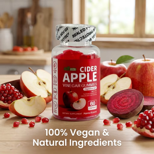 Beauty Apple Cider Vinegar Vitamin Gummies Gut Metabolism Vitality Support Custom OEM ODM Private Label <b>Gummy</b> <b>Candy</b> - Product Image 5