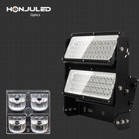 Lentille LED TIR personnalisée pour PC, fournie par l'usine, haute efficacité, indice de protection IP65, angle de faisceau de 60 degrés, garantie de 3 ans pour downlight et éclairage sur rail
