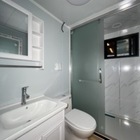 Maison Conteneur Moderne Préfabriquée de Luxe Extensible avec Salle de Bain et Cuisine 20FT/30FT/40FT