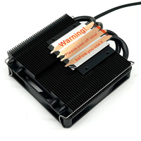 Desktop Computer Radiator Cpu Mini Chassis Luchtgekoelde 4Heat Pipe Dunne Itx All-In-One Radiator Fan Chassis Cpu Grafische Kaart