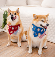 Bandana Réversible Anti-Bave pour Chien et Chat de Petite et Moyenne Taille, Motif Dessin Animé – Accessoire et Vêtement pour Animaux de Compagnie