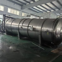 Gebruikt automatische vacuümvriesdroger voor aquatische producten, 304 roestvrij staal, vis- en garnalenvriesdroogmachine, concurrerende prijs
