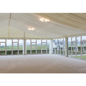 Carpa de Lujo para Bodas con Paredes de Cristal, Carpa de Cristal para Eventos, Precio de Fábrica, para <span class=keywords><strong>200</strong></span> Personas - Product Image 6
