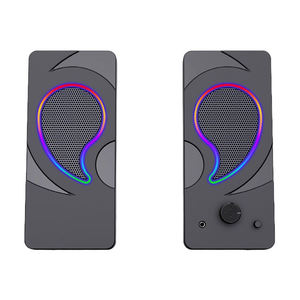 Altavoz Multimedia USB 2.0 para Portátil con Bajos Potentes y Luces RGB para Uso Doméstico - Product Image 2
