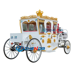 Hot Selling Royal Horse Carriage Manufacturer Wedding Vehicle Wagon Sightseeing Electric Horseless Carriage - Product Image 1