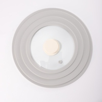 Couvercles de casseroles en silicone écologiques, résistants aux hautes températures, personnalisables, pour poêles à frire