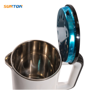 Usine SUNTON vente en gros chauffe-eau portable de bonne qualité pour hôtel et voyage cruche CKD bouilloire électrique double couche blanche - Product Image 3